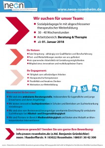 Stellenausschreibung November 2017